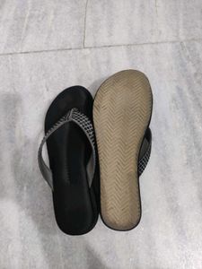 Sparkly Wedge Flip-Flops