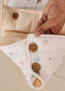 Baby Cocoon Swaddle with Butterfly Print