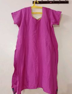 Pink Embroidered Kurta 🩷