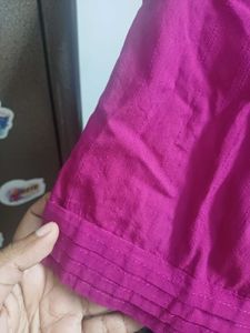 Embroidered dark Pink Kurta
