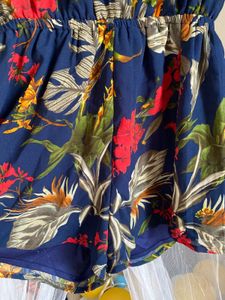 Vibrant Floral Print Romper