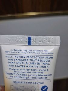 Asaya Spot Light Sunscreen SPF 50