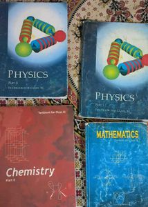 Class XI Physics, Chemistry, Math Textbooks