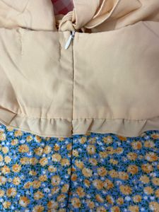 Cute Floral Dress with Peter Pan Collar