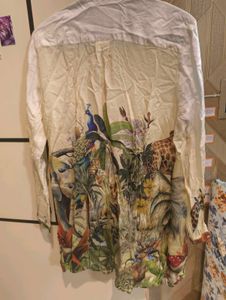 Exotic Print Kurta with Animals &amp; Nature