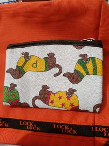 Cute Dog Print Coin Purse
