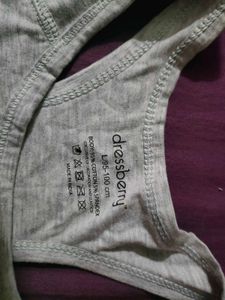 Gray Sports Bra