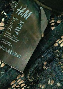 Black Lace H&amp;m brallete with brief 👍