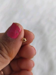 20 K Gold Nosepin For Women