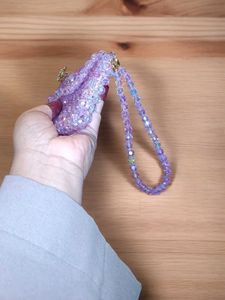 Purple Bead Wallet