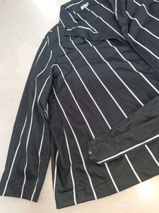 6xl Amydus Brand Striped Black Blazer For Women