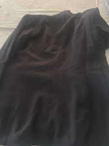 Women's Black Double-Breasted Blazer