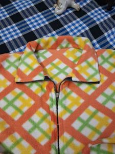 Cozy Plaid Zip-Up Jacket