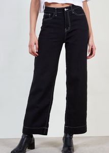 Black Straight Leg Jeans