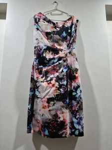 Floral Print Sleeveless Dress for womens