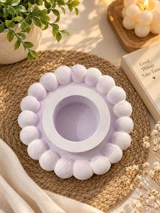 T light holder with bubble coaster
