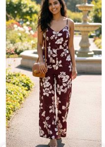 Floral Print Jumpsuit