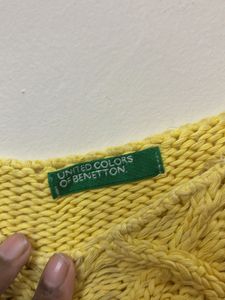 Yellow Knit Cami Top