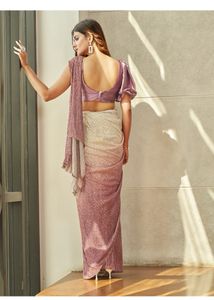 Ready To Wear Saree Sequins