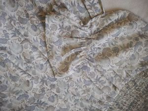 Women's Boho Floral Printed Smocked Tunic Top