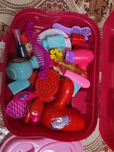 Kids Pretend Play Beauty Salon Set