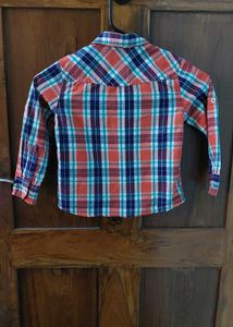 Boys multi-colour checks Button-Up Shirt