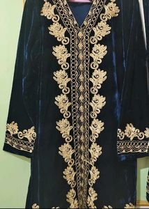 Exquisite Velvet Kurta Set