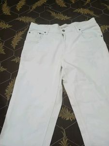 Classic White Wide Leg Jeans
