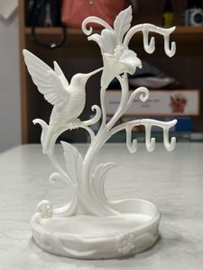Elegant Hummingbird Jewelry Holder