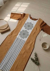 Elegant Brown &amp; Beige Kurta