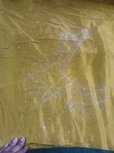 NEW Fancy saree with Work blouse piece