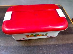 Price Drop !!! Red White Storage Organiser