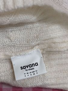 Cable Knit Short Sleeve Top