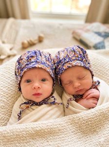 Adorable Baby Bonnet Set