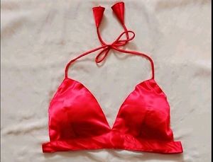 Bralette Padded Backless Halter Neck Blouse Top