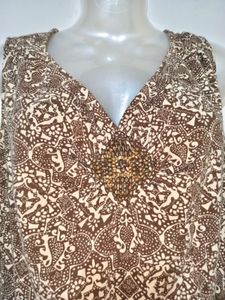 Stylish Printed Sleeveless Top