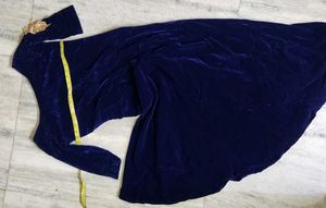Elegant Navy Blue Gown