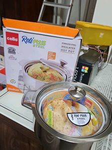 Cello Roti Plus Steel Insulated hot pot