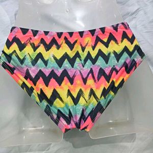 🤎 Colorful Chevron Bikini Bottoms