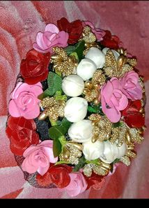 New Beautiful Flower Hair Bun