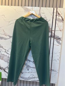 Stylish Green Wide-Leg Pants