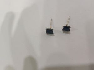 Black Pure Silver Studs