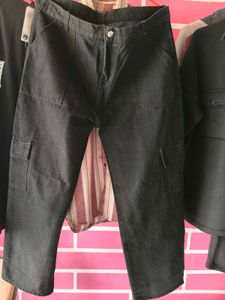 Women's Baggy Denim Cargo