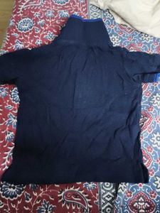 Boys Navy Blue Polo T-Shirt