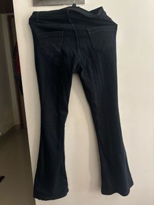 Classic Black Flared Jeans