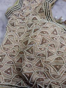 Embellished Golden Blouse