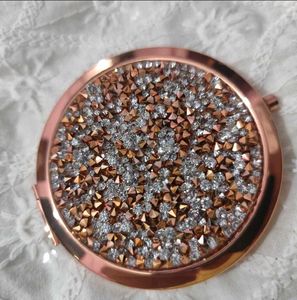 Mac Studded Rose Gold Compact Mirror