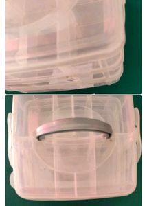 Clear Plastic Storage Organizer Box