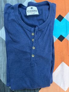 Comfortable Blue Long Sleeve Top