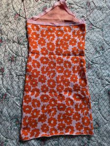 🌼Pinteresty Floral Halter Mini Dress🧡